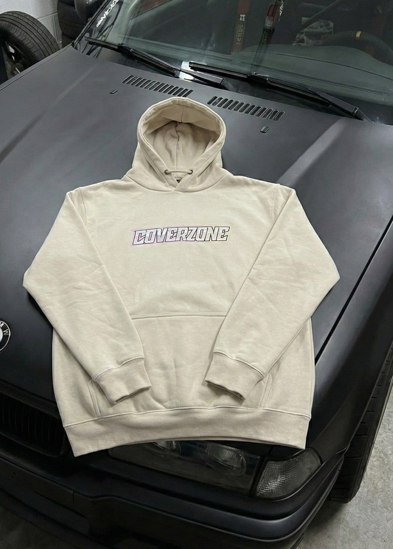 Sweat capuche beige VS-KF