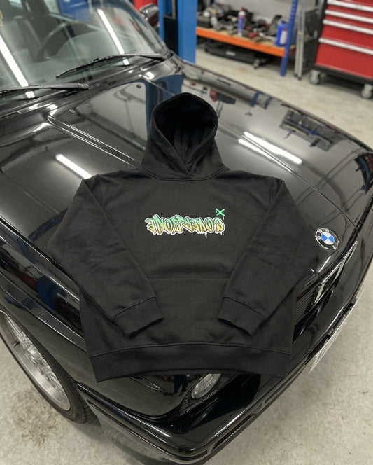 Sweat capuche jante/graffiti