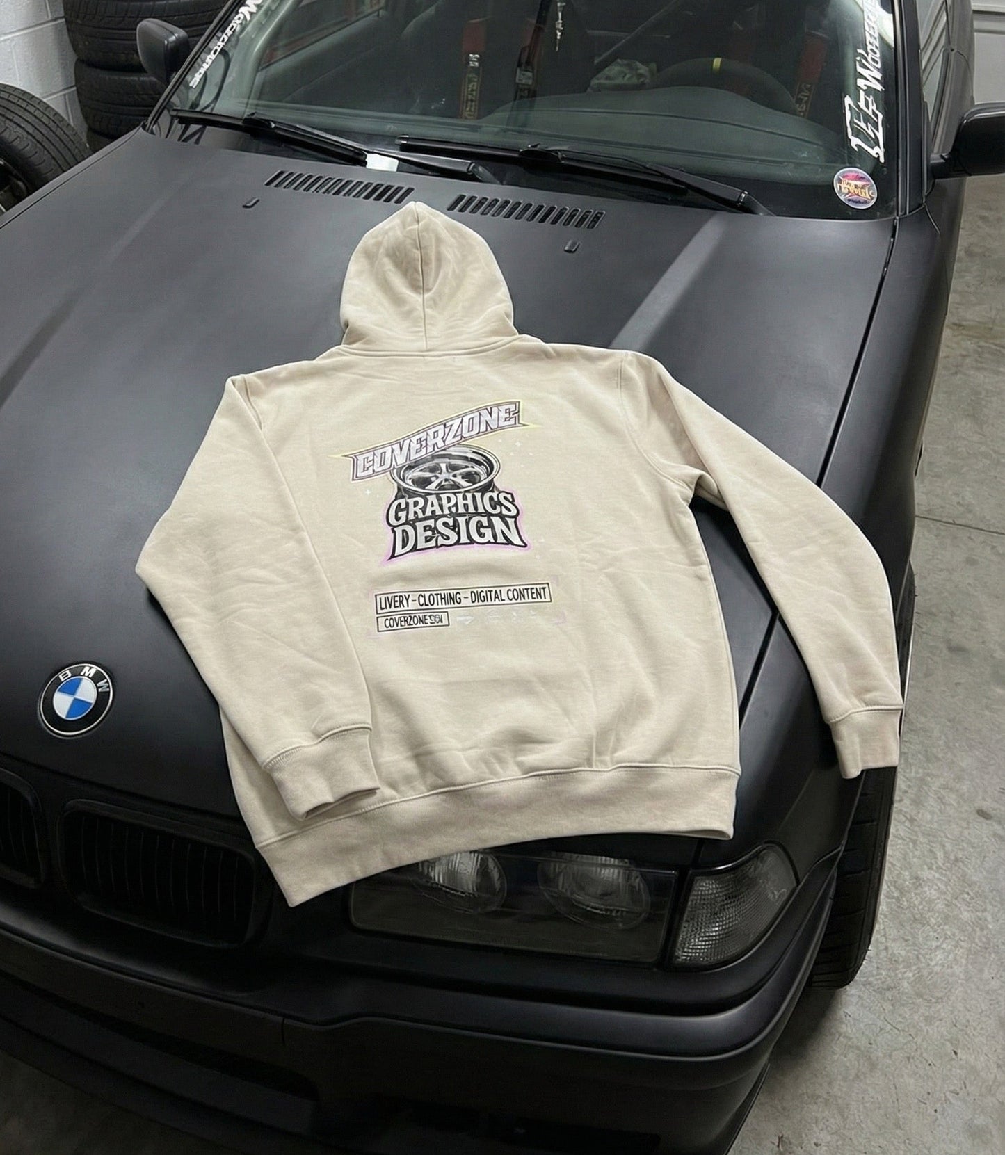 Sweat capuche beige VS-KF