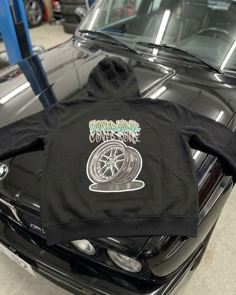 Sweat capuche jante/graffiti